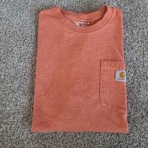 Carhartt Orange Loose Fit K87-M Shirt Sleeve Shirt Size M